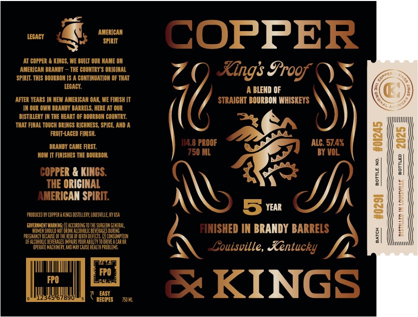 Copper & Kings label