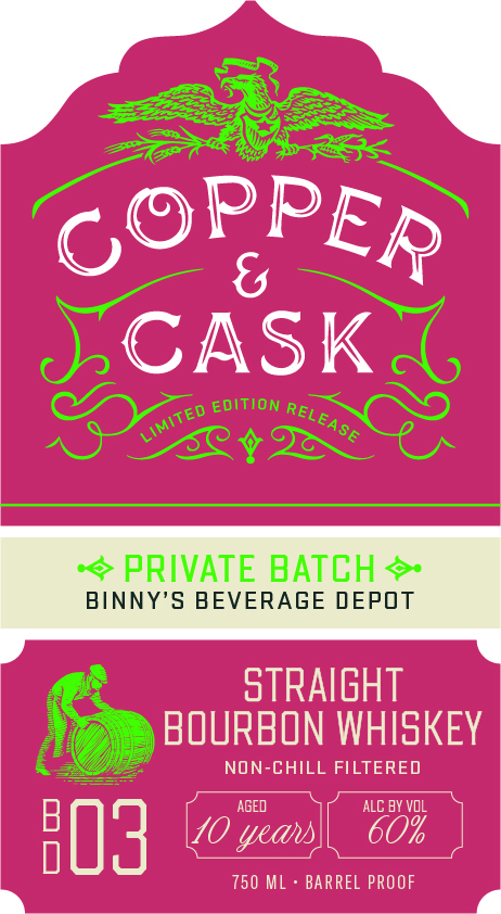 Copper & Cask label