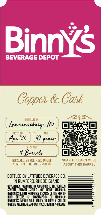 Copper & Cask label image 2