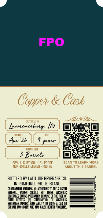 Copper & Cask label image 2