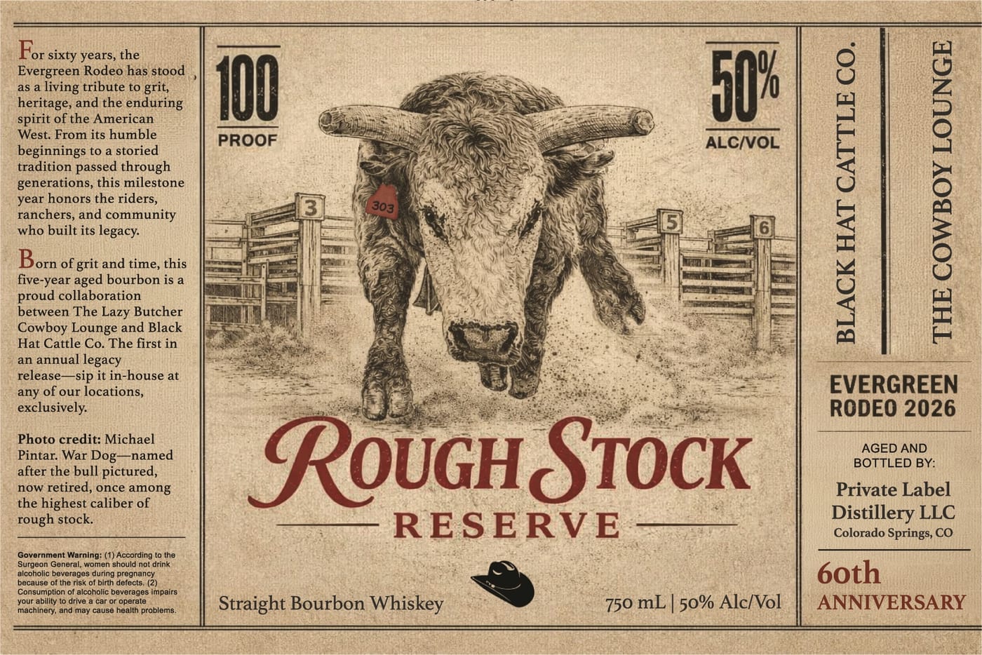 Rough Stock label