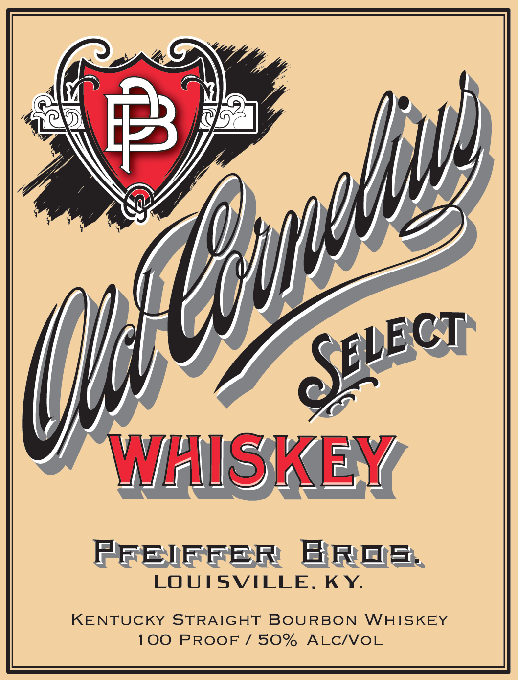 Old Cornelius Select label