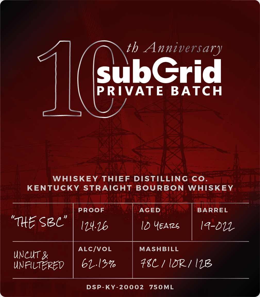Whiskey Thief Distilling CO label
