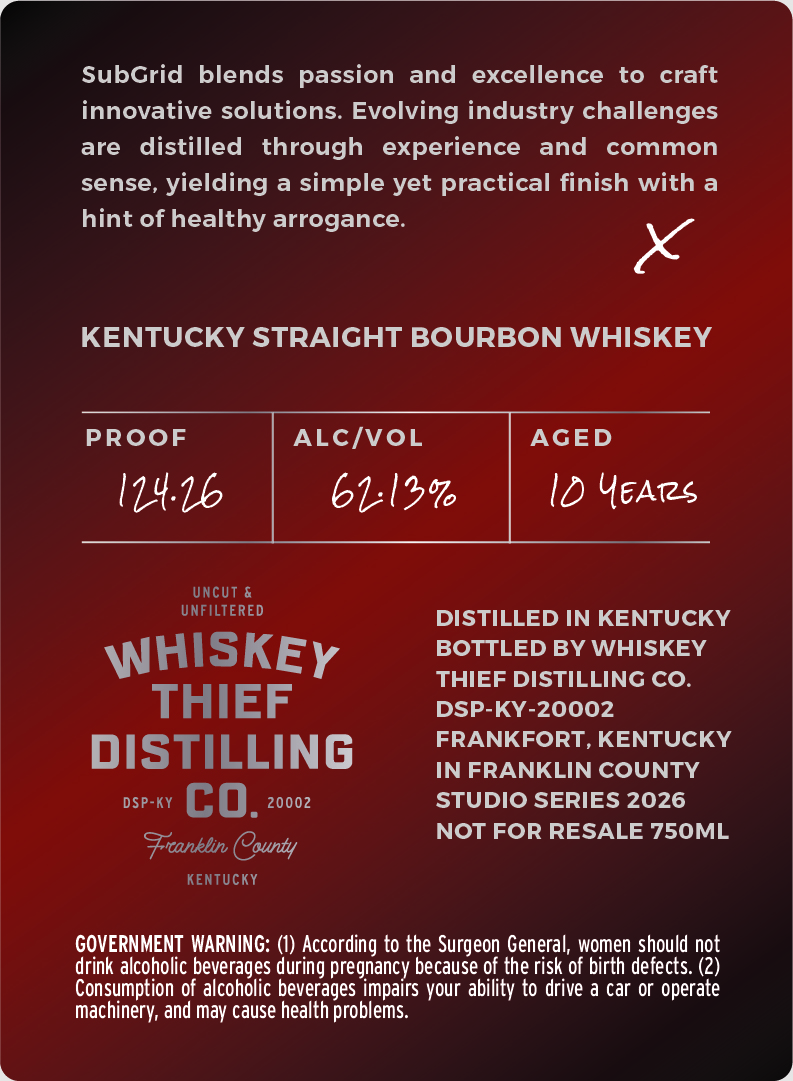 Whiskey Thief Distilling CO Subgrid label image 2
