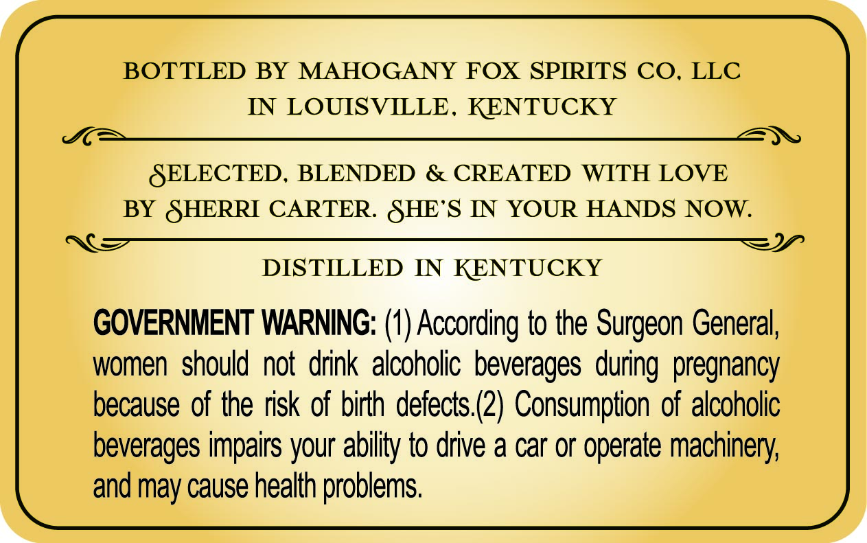 Mahogany Fox label image 2