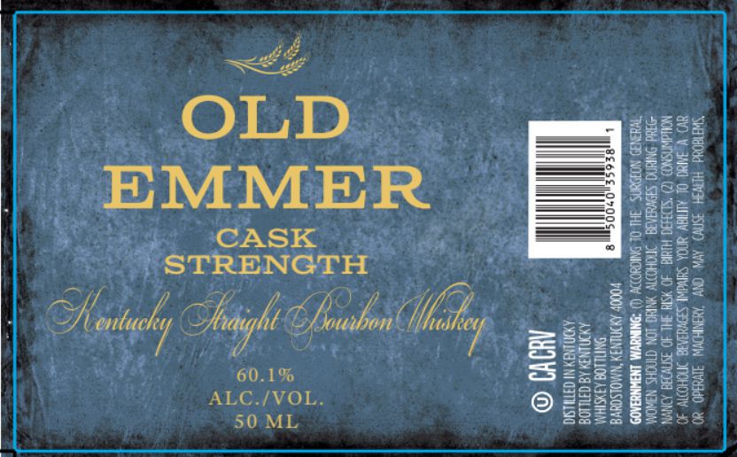 Old Emmer label