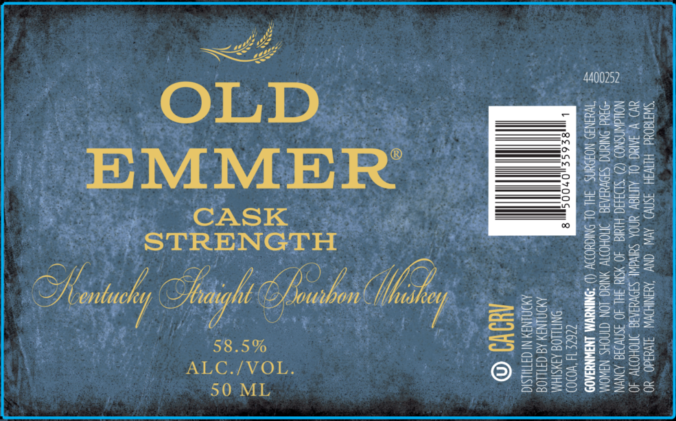 Old Emmer label