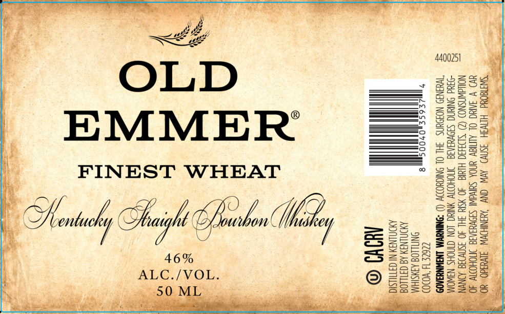 Old Emmer label