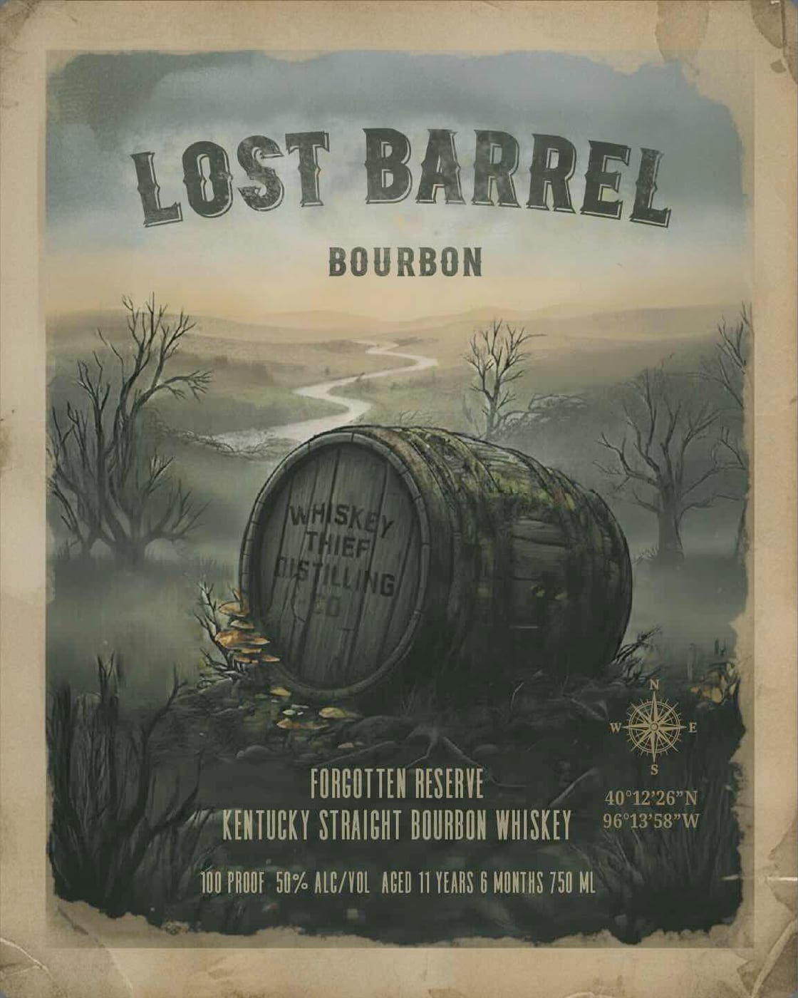Whiskey Thief Distilling CO. label