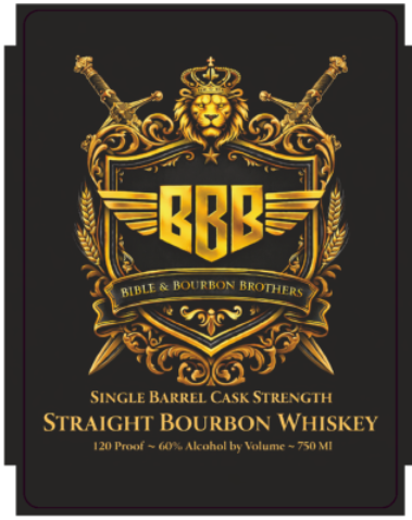 Bible & Bourbon Brothers label