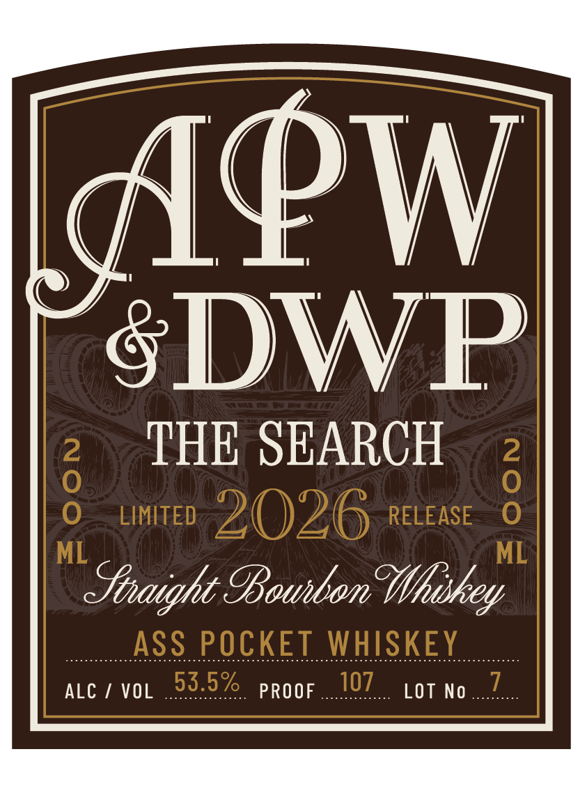 Ass Pocket Whiskey label