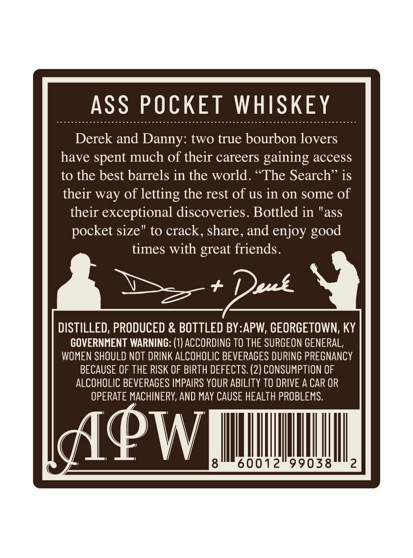 Ass Pocket Whiskey label image 2
