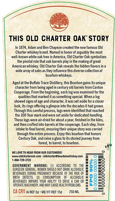 Old Charter Oak 100 Year Barrels label image 3