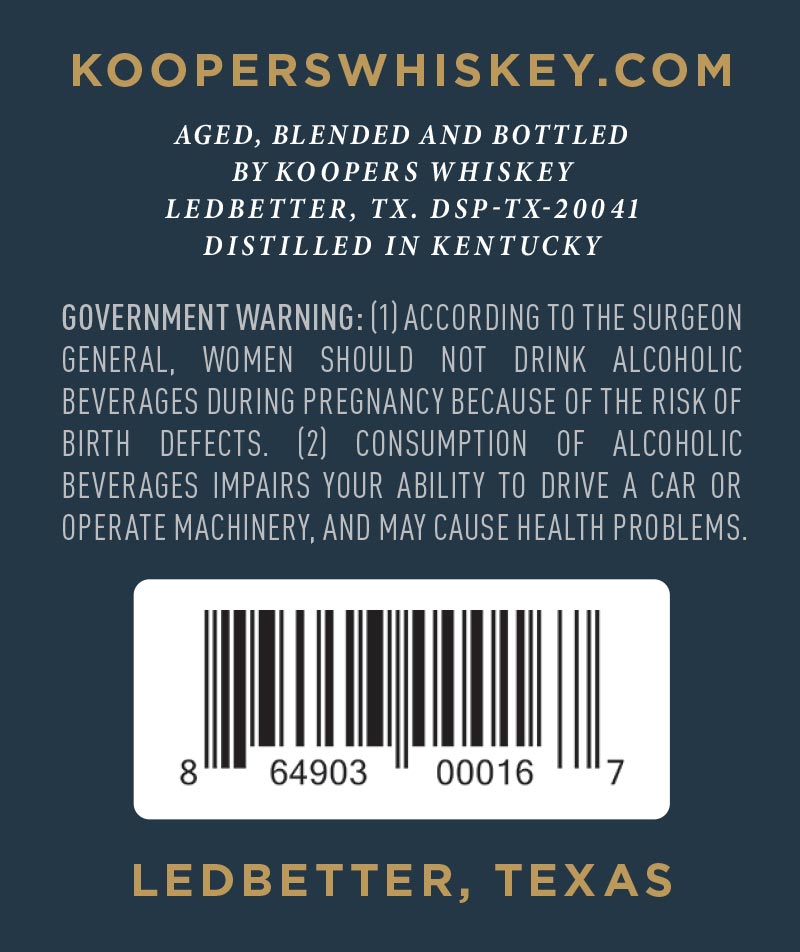 Koopers The Prodigal Son label image 2