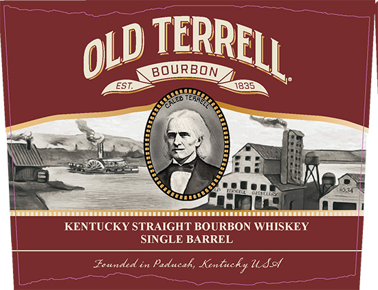 Old Terrell label