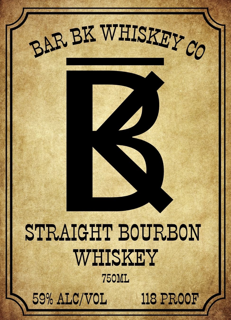 Bar Bk label