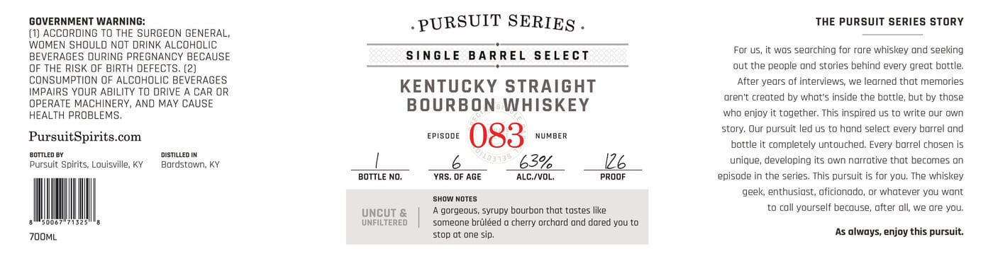 Pursuit Series label