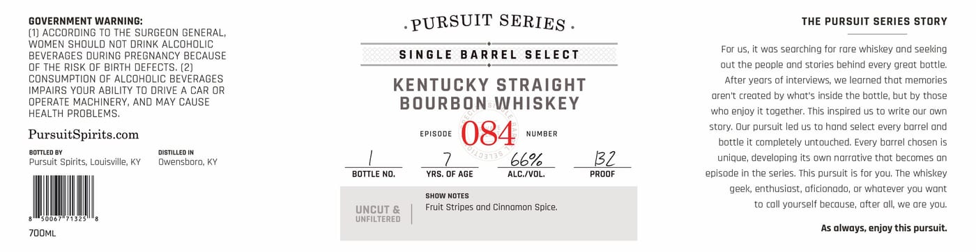 Pursuit Series label