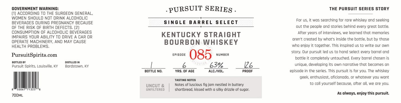 Pursuit Series label