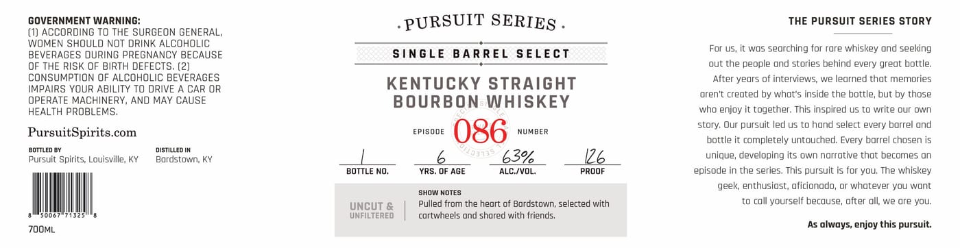 Pursuit Series label