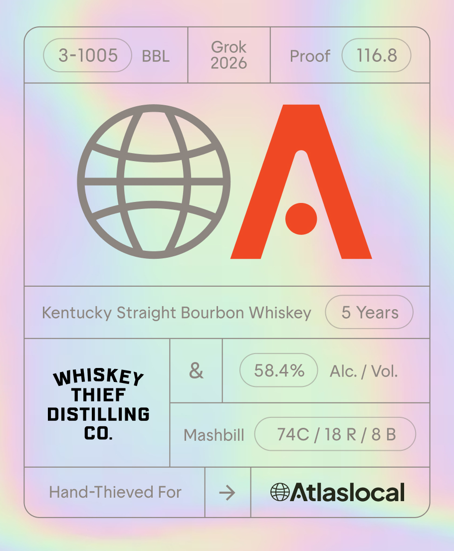 Whiskey Thief Distilling CO. label