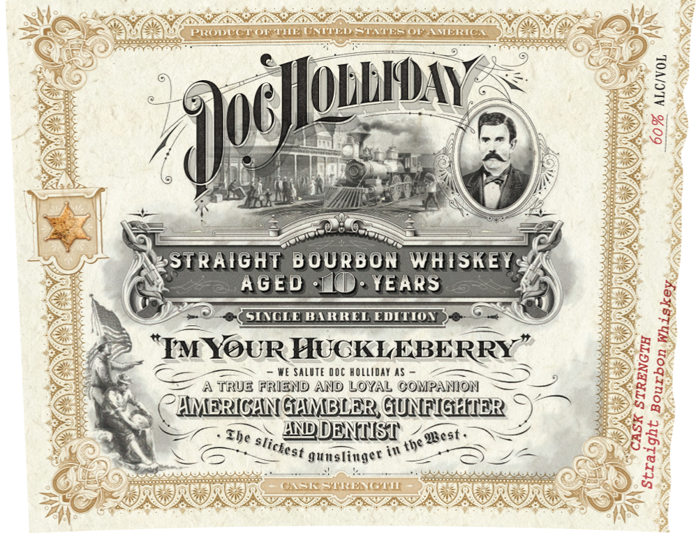 Doc Holliday label