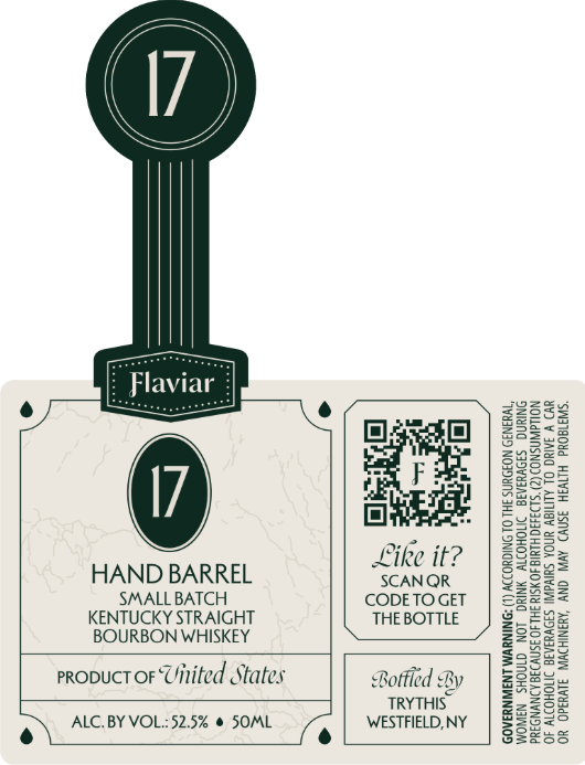 Flaviar label