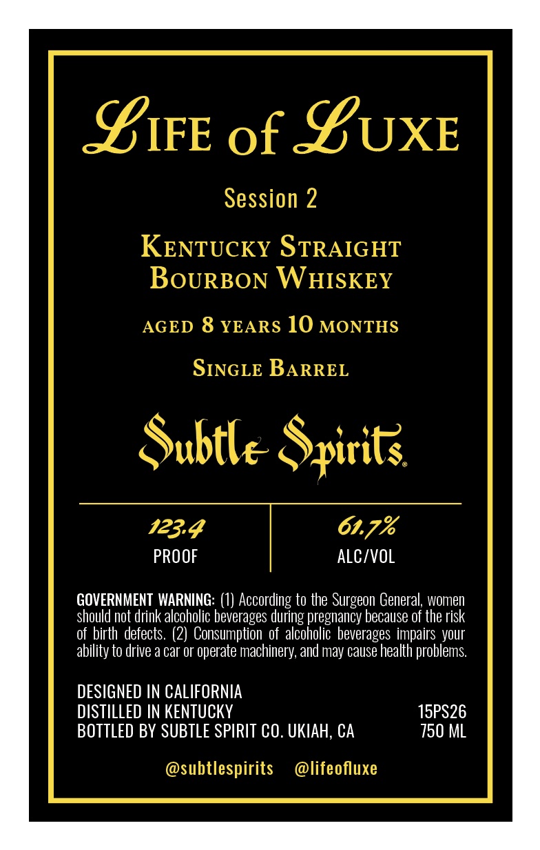 Subtle Spirits Life Of Lux 2 label image 2