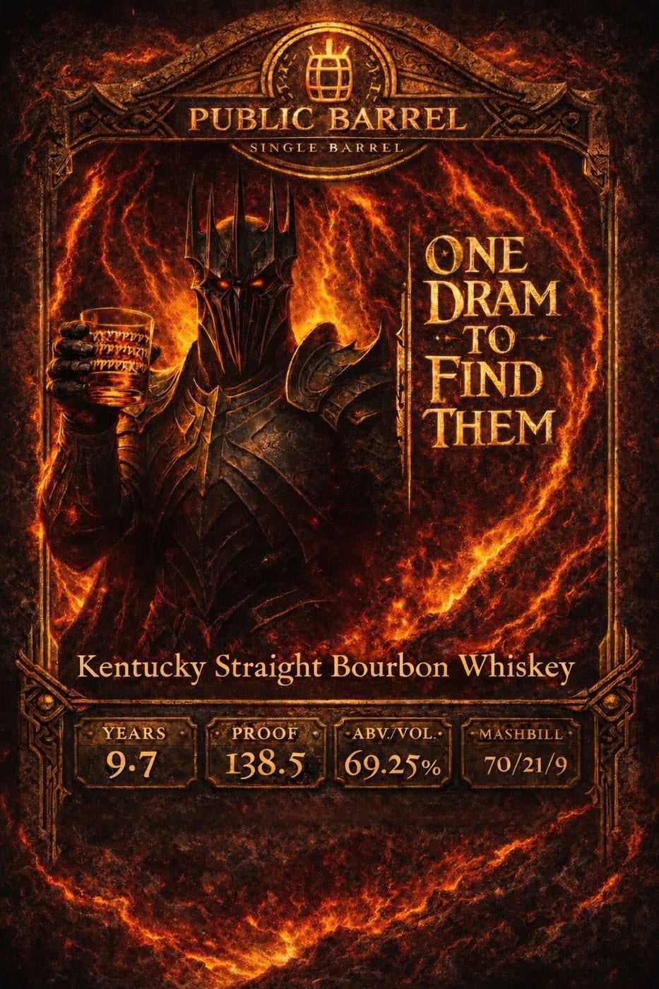 Public Barrel label