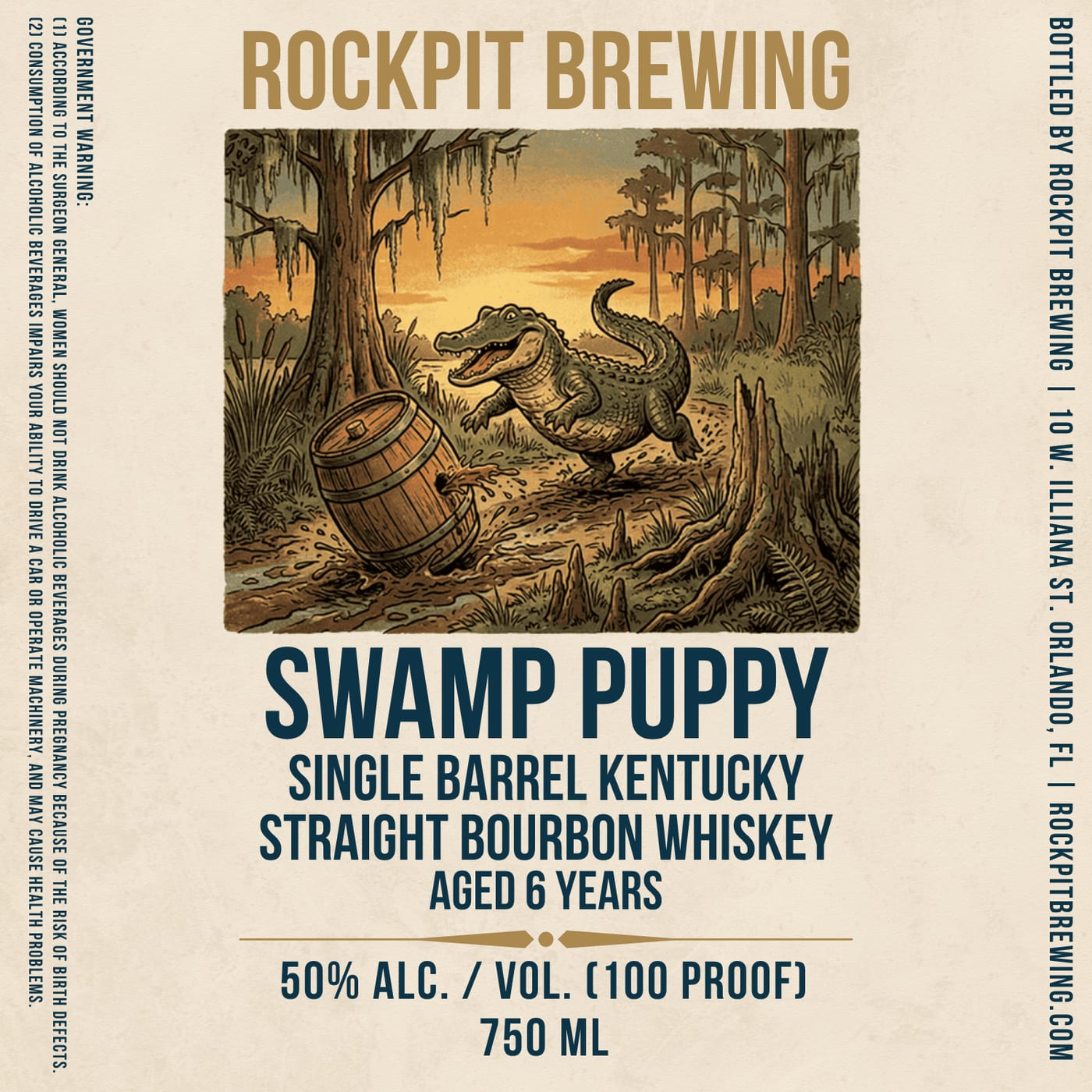 Rockpit Brewing label