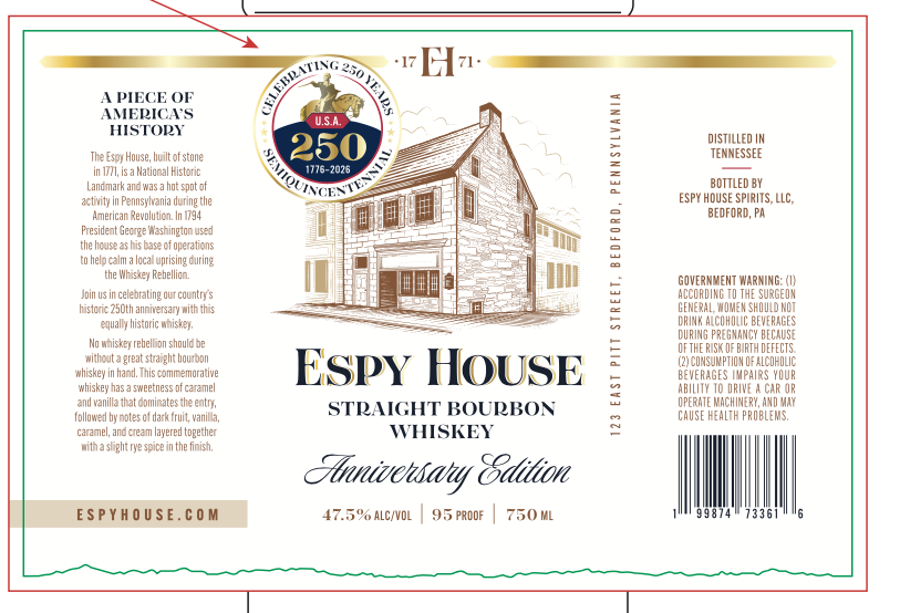 Espy House label