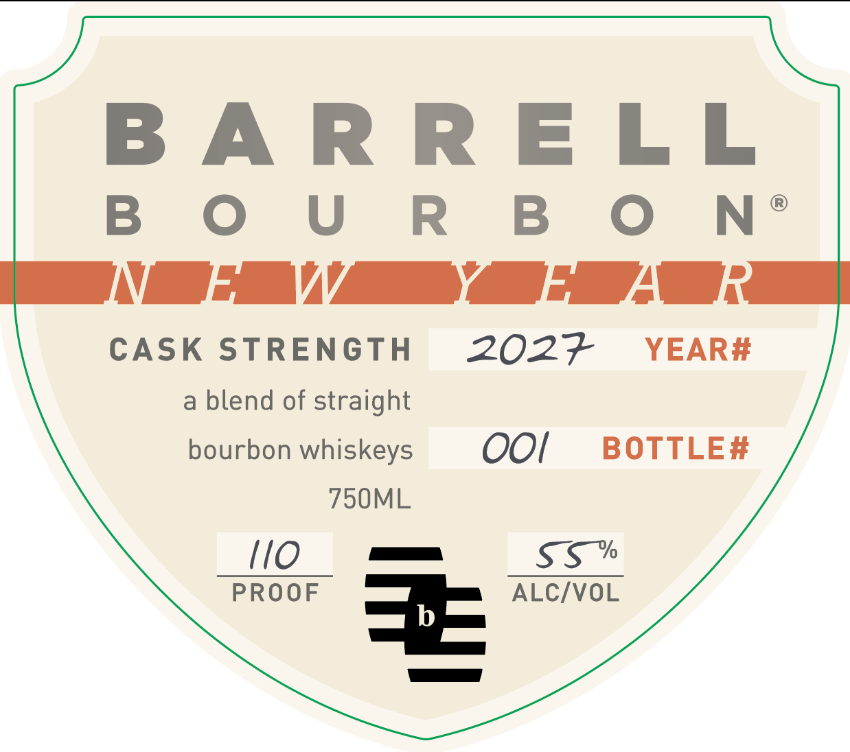 Barrell Bourbon label