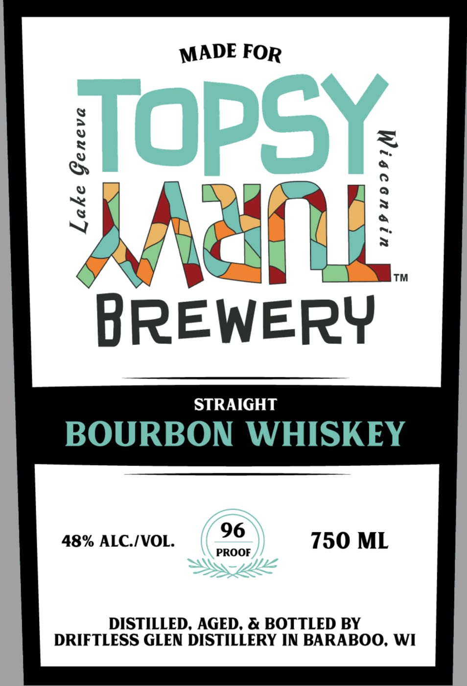 Topsy Turvy label