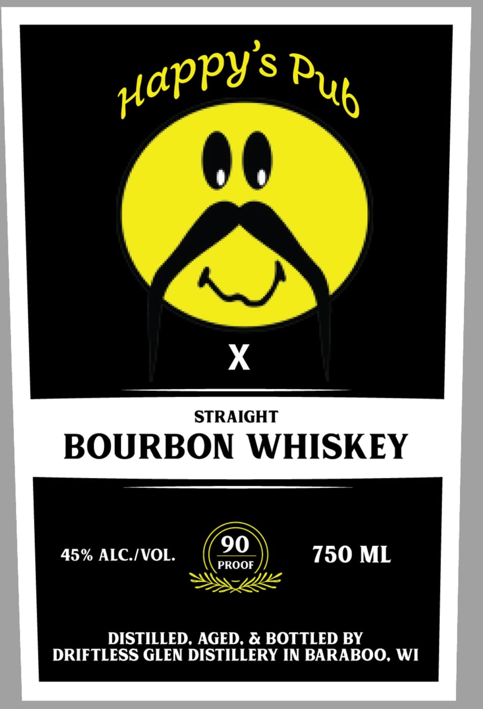 Happy's Pub label