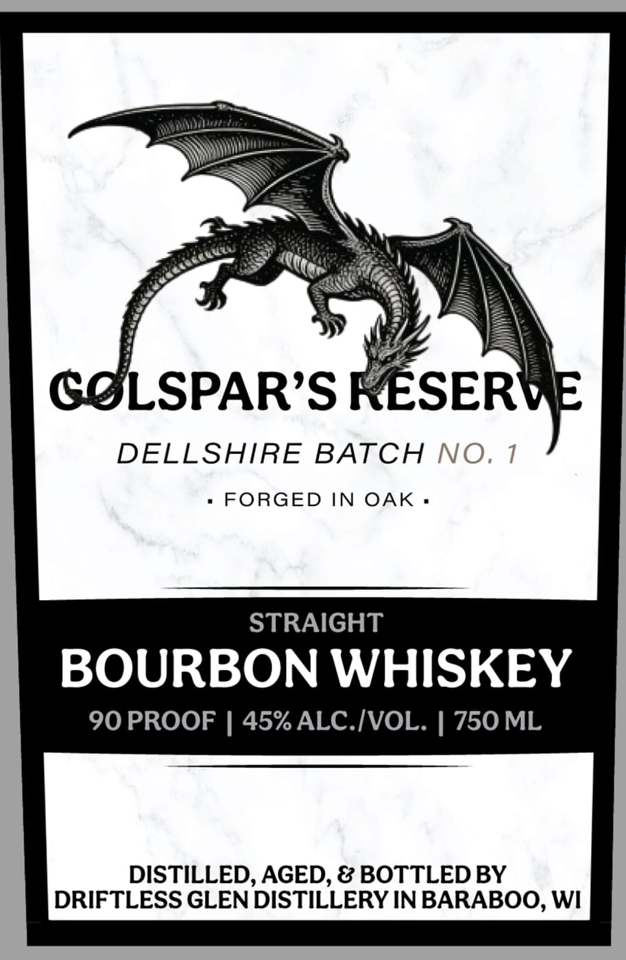Golspar's Reserve label