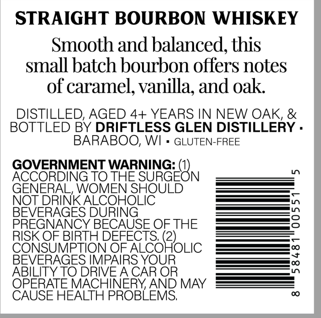 Corner Liquor Store label image 2