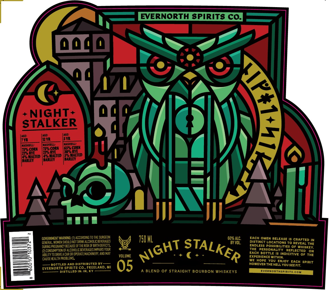 Evernorth Spirits CO. label
