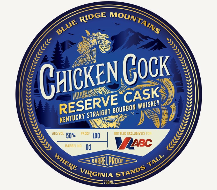 Chicken Cock label