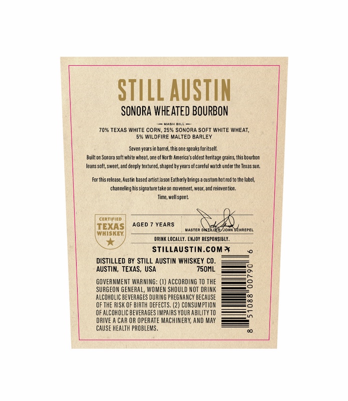 Still Austin Distillery Reserve Series label image 2