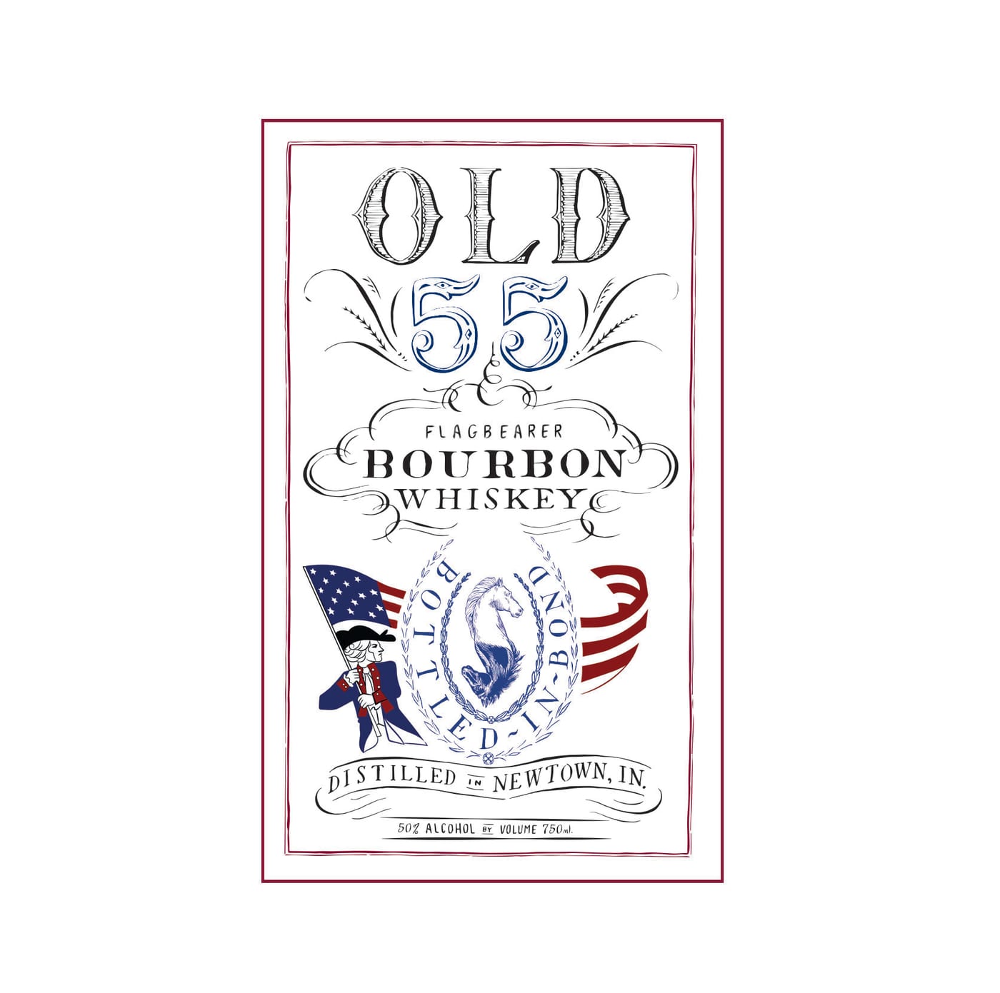 Old 55 label