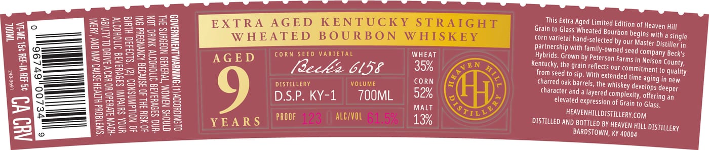 Heaven Hill label
