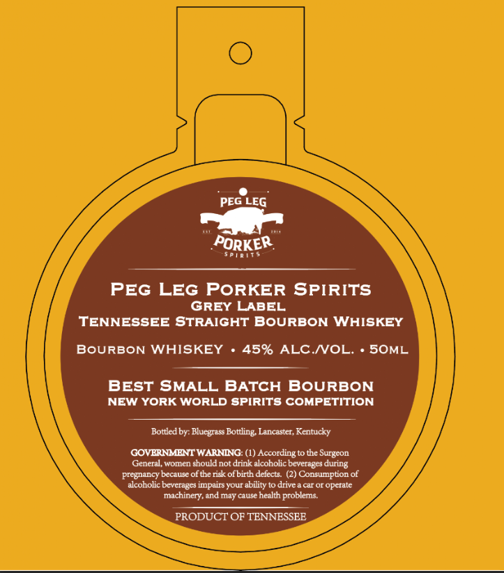 Peg Leg Porker label