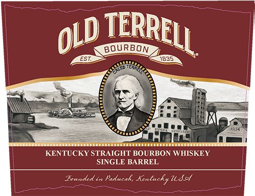 Old Terrell label