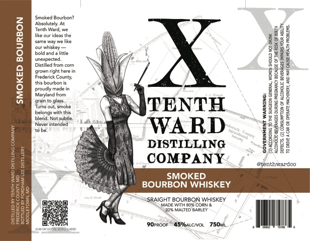 Tenth Ward Distilling label