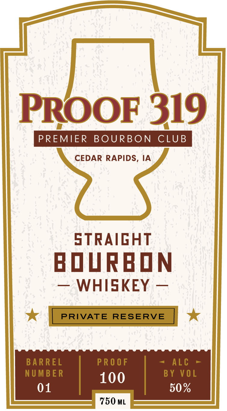 Proof 319 label