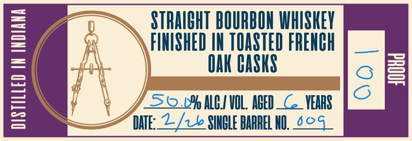 Old Steelhouse Distillery Blueprint Series Single Barrel label image 2