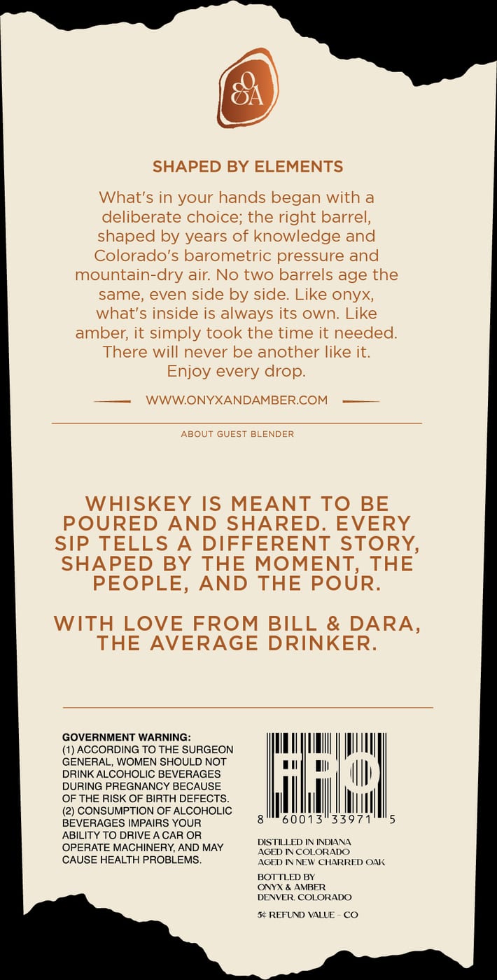 Onyx And Amber Guest Blender Series label image 2
