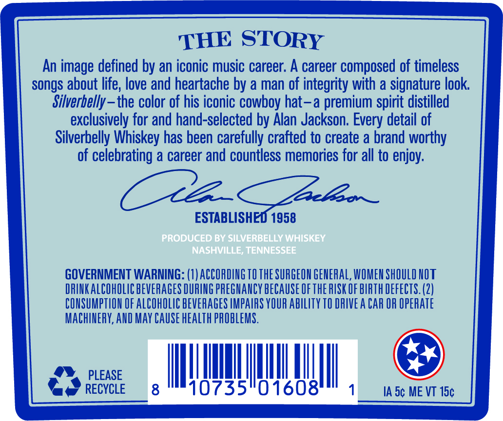 Silverbelly Whiskey label image 3
