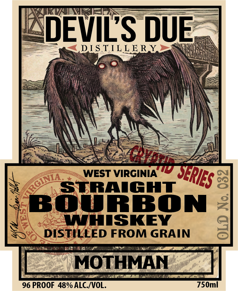 Devil's Due Distillery label