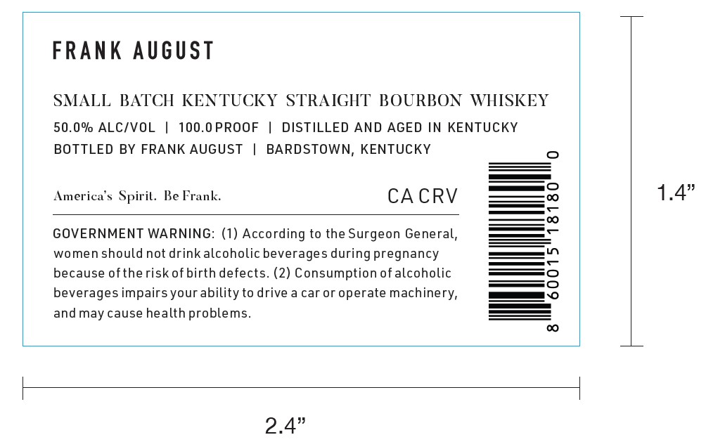 Frank August label